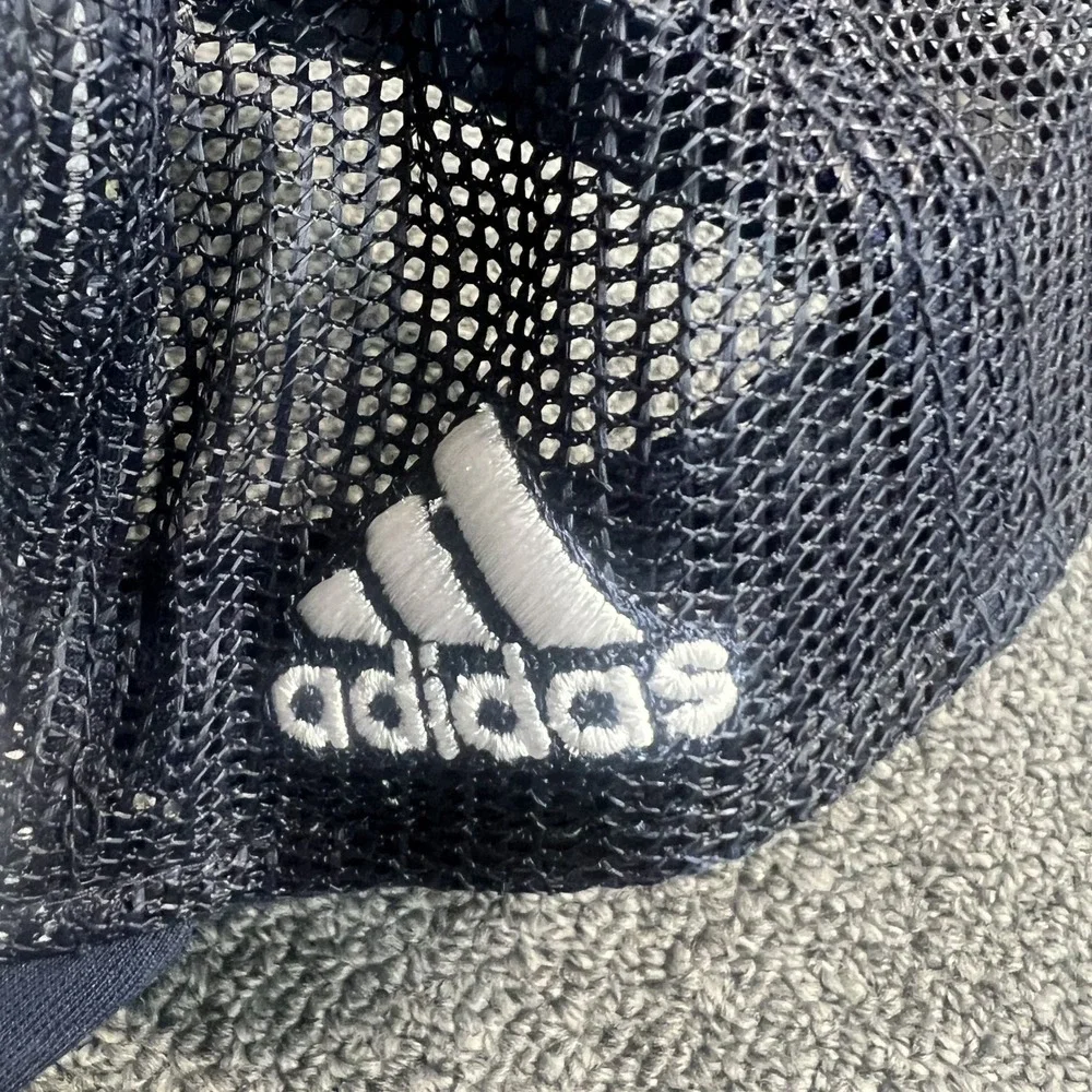 Adidas Vintage Michigan Wolverines Trucker Hat OSFA Navy White Snapback Mesh Cap